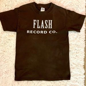 Flash Record Co. 1950s R & B Logo T-Shirt, Brown